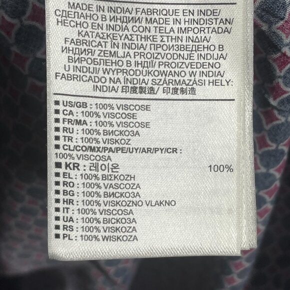 NEW Banana Republic Dress Womens Small blue purple geometric sheath preppy - Picture 6 of 10